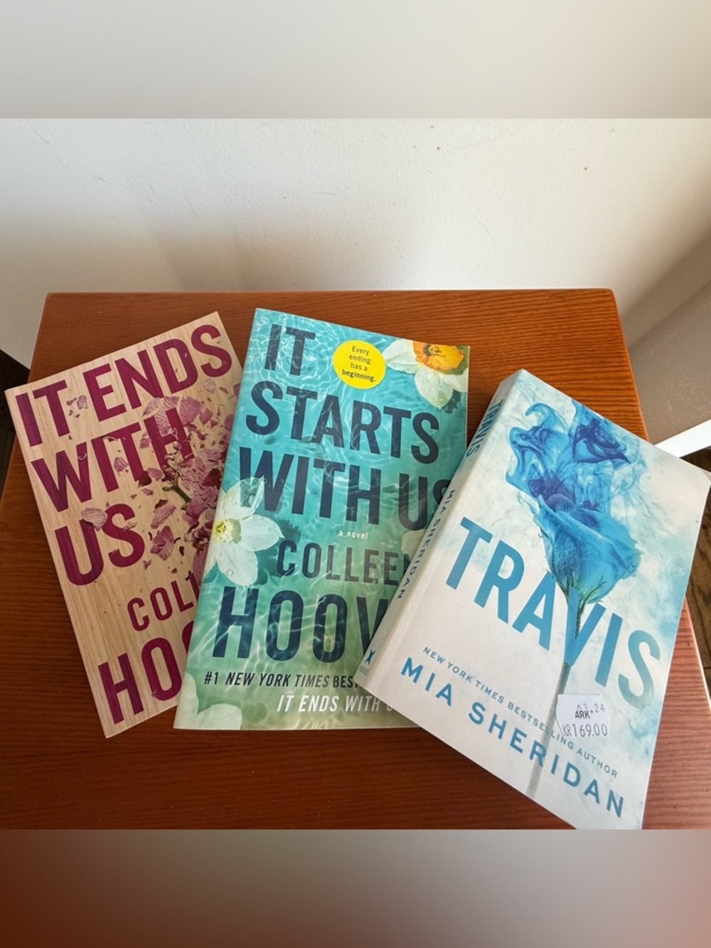 Set of 3 Books. Colleen Hoover and Mia Sheridan Paperbacks